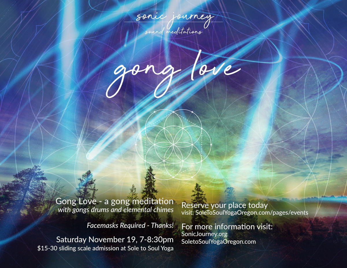 Gong Love at Sole to Soul Yoga - Nov 19th, 2022