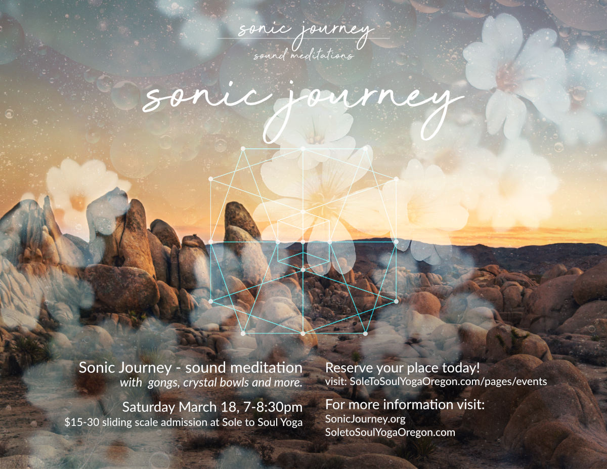 sonic journey at sole to soul yoga march 18th 2023