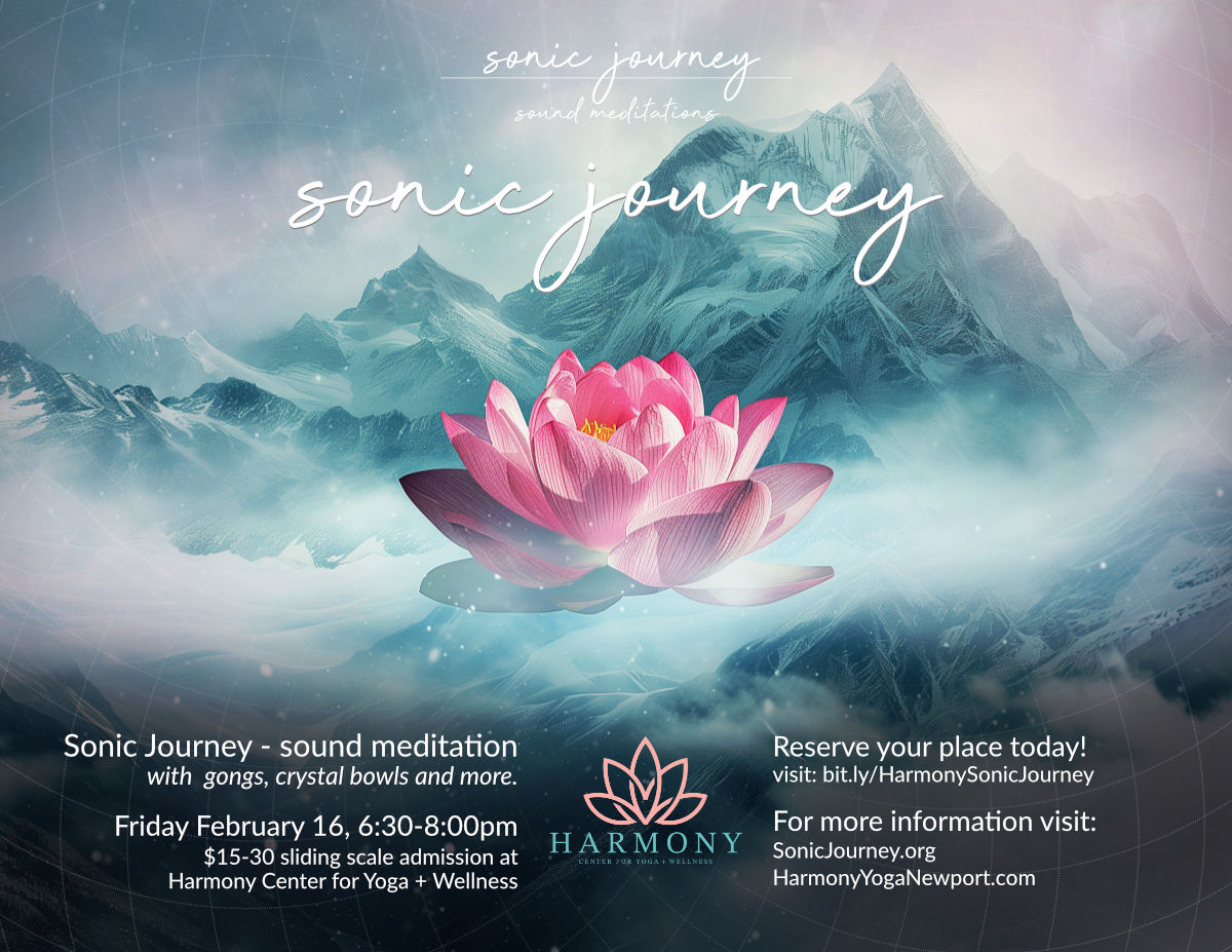 Sonic Journey at Harmony Yoga Center in Newport 112523