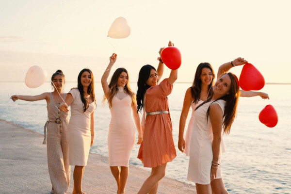 the girls connect at a wellness bachelorette party the girls connect at a wellness bachelorette party